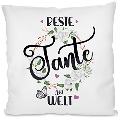 Kissen mit Motiv Modell: Beste Tante der Welt