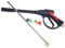 Pressure Washer Lance, 4000PSI High Pressure Washer Long Gun 1/2 BSP Washer Spray Jet Gun Kit with Replacement Wand Extension, 5 Nozzle Tips for Car Floor Cleaning