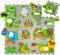 Straße Puzzlematte Baby 1,2x1,2m – Autoteppich Kinder 16 Platten, 11 Autos – 20% dickere & weichere Spielmatte – schadstofffreie, geruchlose, Pflegeleichte Baby Krabbelmatte – plastikfreie Verpackung