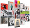 Giallobus - 5 Multi Panel Art Board - Banksy - Banksy Collage - MDF-Holz - 140x100