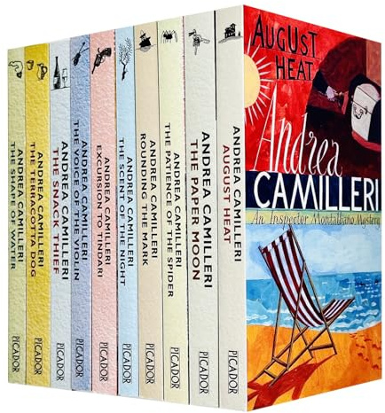 Inspector Montalbano Mysteries Series Books 1 - 10 by Andrea Camilleri