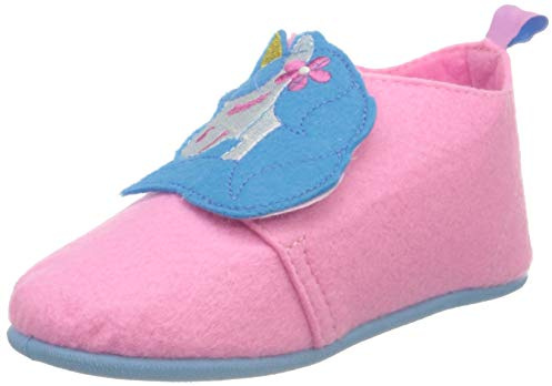 Playshoes Unisex Kinder Filz Hausschuh Einhorn