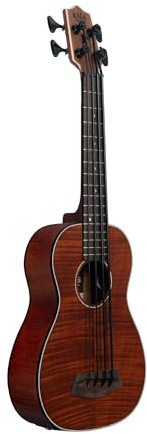 U-Bass Exotic Mahogany, Fretted, with Deluxe Bag