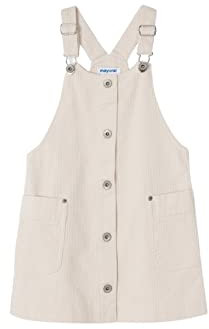 Mayoral Salopette Gonna Panna per Bambina Cecio 9 Anni (134cm)