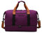 FANDARE Reisetaschen Handgepäck Duffel Tasche Sporttasche Übernachtung Sporttasche Tote Handtasche Damen Herren Weekender Tasche Kliniktasche Schwimmtasche Trainingstasche mit Schuhfach Dunkelviolett