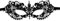 Jagowa 1 Piece Lace Masquerade Masks for Women, Sexy Lace Eye Mask for Carnival Prom Party (Style C), Black