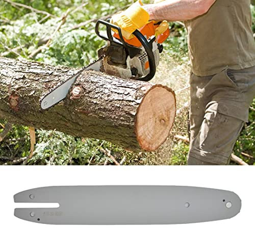 Alvinlite Accesorios para Motosierra, Barra para Motosierra, Barra guía para Motosierra, Hojas de Repuesto para Motosierra de Mano de 10 Pulgadas, Gris