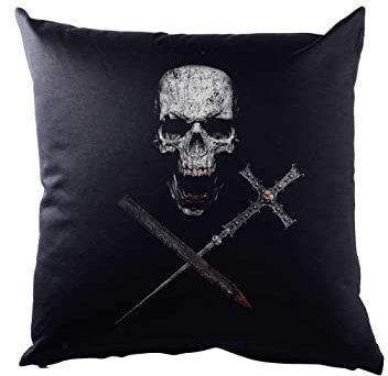 Urban Backwoods Vampire Skull Kissen Dekokissen