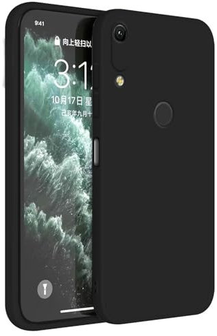 Topme Cover per HUAWEI Y6 2019 / Y6 Pro 2019 / HONOR 8A / Y6S 2019 (6.09 Inches) Custodia Case, Protezione Della Pelle Della Custodia in Silicone Tpu - Nero