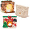 Baker Ross FX793 Porte-bougies à réchaud de Noël en céramique - boîte de 3, Décoration de Noël pour les enfants