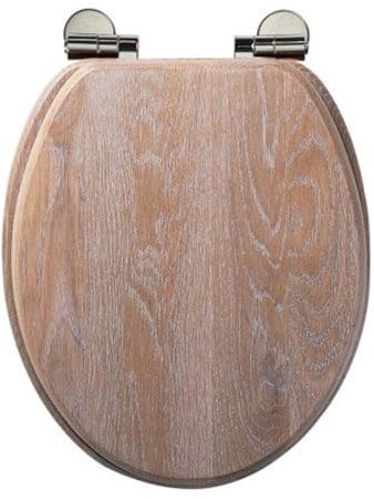 Roper Rhodes Traditional Solid Wood Limed Oak Soft Close Seat