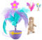 Migipaws Jouet interactif pour Chats, Jouet pour Chats avec Plumes, Design Tumbler, Jouet couineur pour Tigres, Interchangeable(Violet)