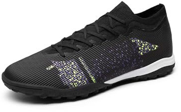 DREAM PAIRS Botas de Fútbol Multitacos para Hombre Zapatillas Futbol Sala Hombre para Cesped Artificial,Size 42,Negro,SDSS2404M-E