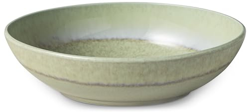 like. by Villeroy & Boch – Perlemor Alga Servierschale Grün, Spülmaschinenfest, Mikrowellensicher, Serviergeschirr, Bowl, Große Schüssel, Premium Porzellan