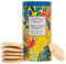 Farmhouse® | Biscotti Inglesi Limone e Cioccolato Bianco in Latta Metallo | Biscotti Inglesi - 200 Gr | Scatola Biscotti Lattina Decori Rilievo