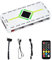 Fzzuzdlap 5V 3 Pin ARGB Controller Cooling Fan Hub PWM Fan Hub PWM ARGB Fan Hub for ARGB Computer PC Case Fan White