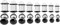 DOEARKO Dehnstäbe Tunnel Set 8 Paare Glas Ohr Tunnel Plug mit O-ringe Ohr Messgeräte Expander Set Piercings Schmuck für Frauen Männer (1.6-10mm)