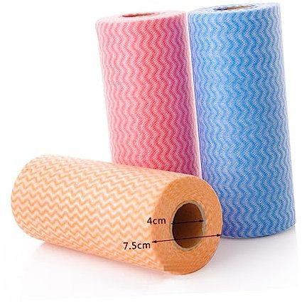 Ipetboom 50stücke Einweg Vlies Reinigungstücher Blau Saugstarke Umweltfreundliche Spüllappen Für Küche Geschirr Und Oberflächen Hygienisch Vielseitig Für Haushalt Gastronomie Kindergarten