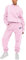 JIOZIDO Ensemble de survêtement 2 pièces pour femme avec sweat à capuche et pantalon de jogging uni pour femme, rose, S