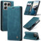 Cracedily Handyhülle für Xiaomi 14T Pro Hülle. Klapphülle Premium Lederhülle Klappbar Flip Case Tasche Magnet Kartenfach Standfunktion Klapphülle Schutzhülle für Xiaomi 14T Pro Handyhülle, Blaugrün
