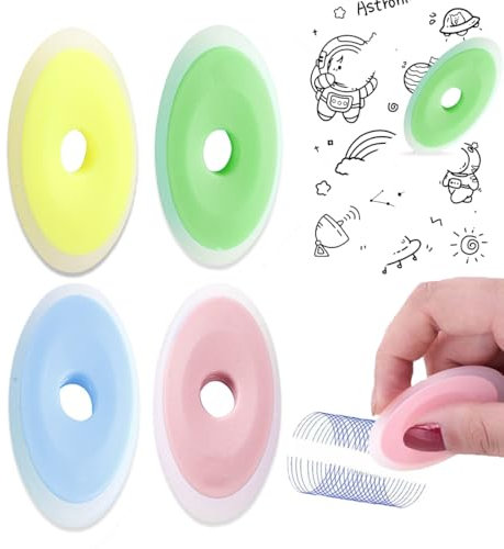 BECHS 4 Stück radiergummi, Radierbarer Gelschreiber Stift Radiergummi, Silikonradierer zum Löschen von Thermotinte
