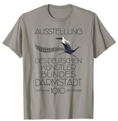 Darmstadt Deutschland Kunstausstellung 1910 Vintage Deutsch T-Shirt