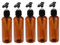 Mikinona 5 Botellas Vacías 100ml Dispensadores De Champú y Gel De Ducha Bomba Rellenables