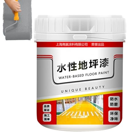 Cement Paint For Concrete Outdoor - 500g Waterproof Coating Quick-Dry Floor Paint,Concrete Floor Paint, Garage Door Coating for Parking Lots And Intersections