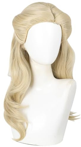 Anime Cosplay Perücke Für Wicked Glinda Flachs Gold Haar Halloween Rollenspiel Party