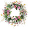 Türkranz Frühling, Frühlingskranz 40/45cm, Türkranz Frühling Außen, Tulpe Frühlingskranz Haustür in Leichtes Gewicht, TüRkranz Ganzjährig, für Tür Wand Wohnzimmer Hochzeit Deko (B-45 * 45cm)