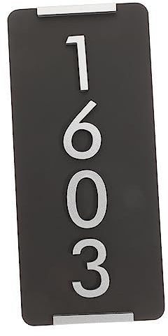 DIYEAH Digital House Plate Address Sign House Numbers for Outside and Mailbox Name Plate for Home Office Use