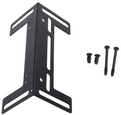 PC Cooling Fan Bracket Water Pumps Tanks Reservoir Metal 120mm Size Black