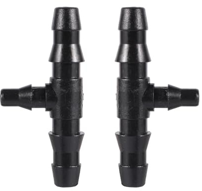 Casetlong 20 Pezzi di Raccordo for irrigazione da Giardino da 4/7 mm, da sostituire a 3/5 mm, Raccordo a T da 1/4'' a 1/8'', Raccordo for Tubo Flessibile in plastica, Strumento di irrigazione