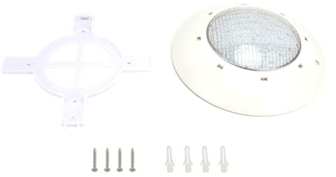 Tnfeeon Swimmingpool -Lampe Kunststoff IP68 wasserdichte SMD2835 LED Unterwasserbeleuchtung AC12V Weißes Licht für Poolwandbeleuchtung Fischtanks (35W)