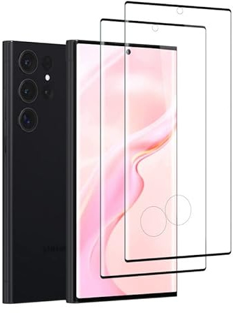[2 Stück] für Panzerglas Samsung Galaxy S23 Ultra Folie, Fall-Freundlich Displayfolie Samsung S23 Ultra Schutzfolie, Ultrabeständig, Einfach Anzuwenden Displayschutz Schutzglas