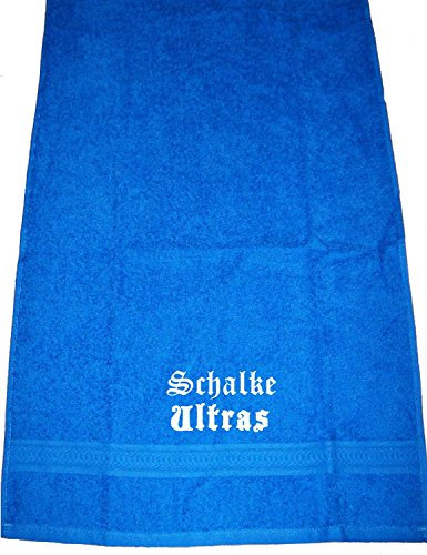 ShirtShop-Saar Schalke Ultras; Städte Handtuch, Royalblau