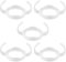 Houkiper Baby Feeding Nursing Bottle Holders, Easy Grip Standard Plastic Handle for Avent Natural Series White, Standard Wide Mouth Grip for Baby Feeding Bottle (Pack of 5)