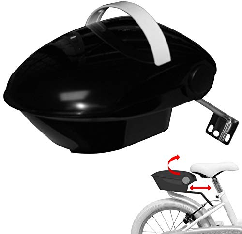 cyclingcolors Top Case Velo Enfant Garçon Noir Coffre Porte Poupee Bebe Poupon Doudou