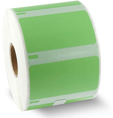 BETCKEY - 1 Rolle Grün Mehrzwecketiketten Kompatibel mit DYMO 11354(S0722540), 57mm x 32mm, 1000 Farbige Etiketten für LabelWriter 450, 4XL NICHT passend 550 oder 5XL
