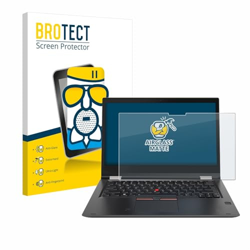 BROTECT Entspiegelungs Schutzglas für Lenovo ThinkPad Yoga X380 Schutzfolie Panzer Folie Glas Matt [Extrem Kratzfest 9H, Anti-Reflex]