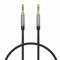MaGeek Cable Jack 3.5 mm, (0,5 metros) Cable de Audio Estéreo Macho Macho para Auriculares, iPhone,iPod, iPad, Car audio, Home Stereo y más. (Negro)
