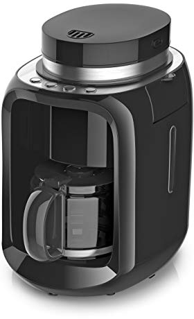 PEM Machine à café avec Moulin CMG-600, Noir