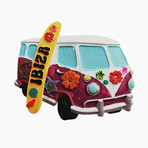 Ibiza Balearen Inseln Spanien 3D-Kühlschrankmagnet Reise Souvenir Geschenk Home Küche Dekoration Magnetaufkleber Ibiza Spanien Kühlschrankmagnet Kollektion