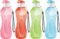MILTON Water Bottle Kids Reusable Leakproof 17 Oz 4-Pack Plastic Wide Mouth Large Big Drink Bottle BPA & Leak Free with Handle Strap Carrier for Cycling Camping Hiking Gym Yoga (Bright colors)
