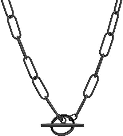 Halskette aus Edelstahl (Black)