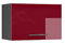 Vicco Hängeschrank Fame-Line, Bordeaux Hochglanz/Anthrazit, 60 cm Flach