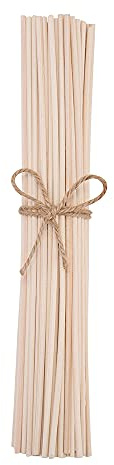 10inch Diffuser Replacement Sticks - 20 Pcs Aroma Reed Fragrance Sticks Refill for Home and Bathroom - Rattan Essential Oil Sticks for Scented Diffuser
