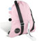 Bjørkstrøm® Sportbeutel mit Außentasche und Reißverschluß - Lifestyle Rucksack mit Verstellbar Tunnelzug - Turnbeutel - Gymsack für Damen & Herren (rosa)