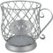 Alipis Support Pinceau Ceramique Coffee Holder Coffee Holder Wire Espresso Capsule Storage Basket Coffee Organizer for Coffee Bar Countertop Silver Cabinet De Curiosité Murale