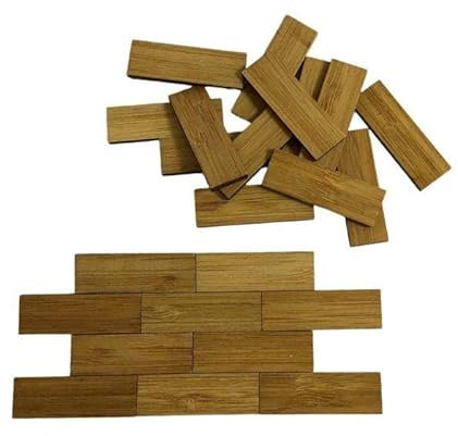 Melody Jane Dolls House Strip Flooring Wood Planks Parquet Floorboards Wooden Tiles 1:12